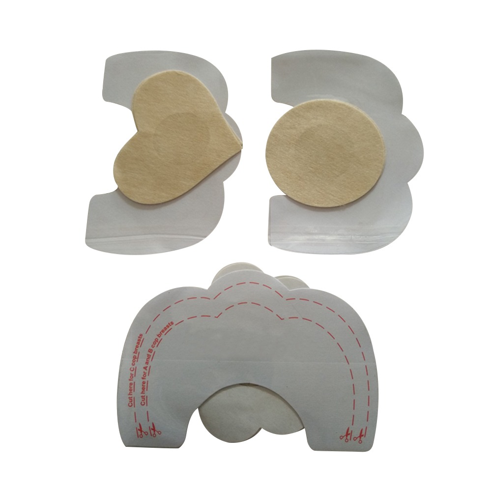 Breast Lift Reusable semi-translucent self adhesive round nipple 11 Breast Lift Reusable semi-translucent self adhesive round nipple 11