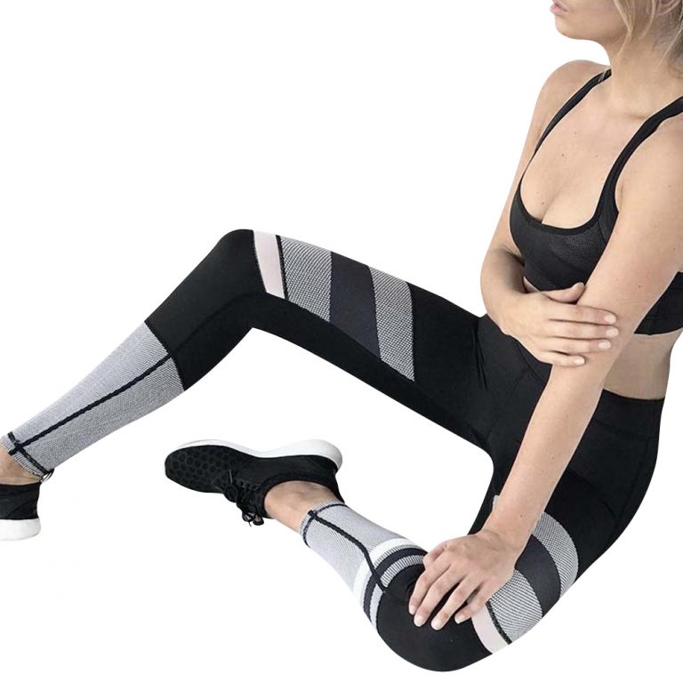 Zime Comfort Thight Fit color block yoga/fitness leggings (Ankle Length) 2