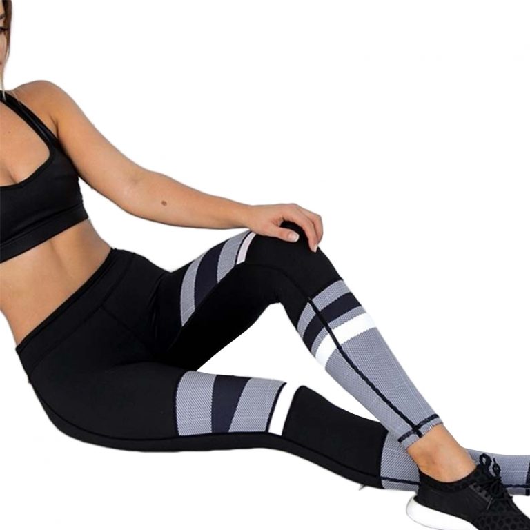 Zime Comfort Thight Fit color block yoga/fitness leggings (Ankle Length) 3