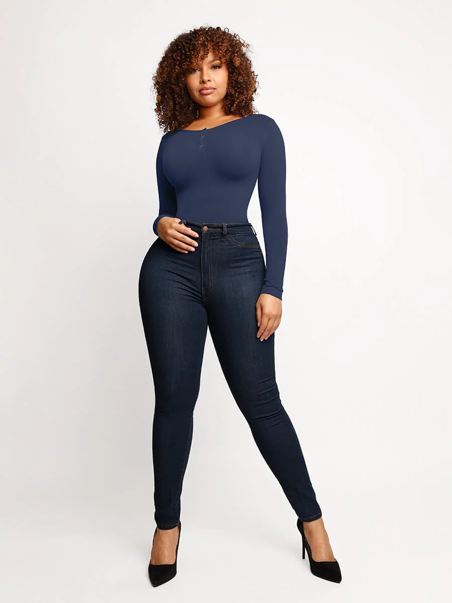 Lexi Long-Sleeve Thong Bodysuit Top 16 Lexi Long-Sleeve Thong Bodysuit Top 16