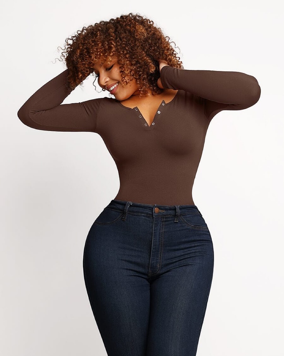 Lexi Long-Sleeve Thong Bodysuit Top 8 Lexi Long-Sleeve Thong Bodysuit Top 8